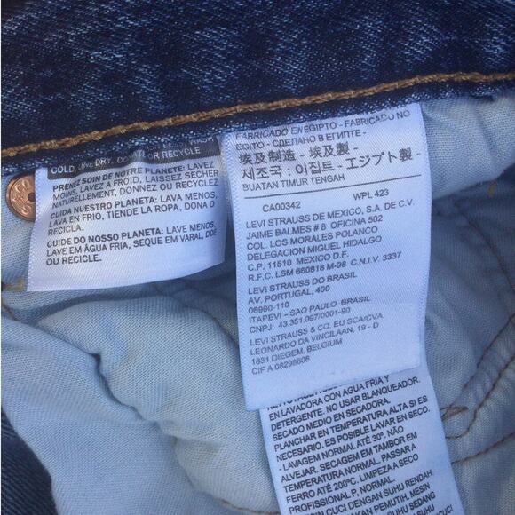 Vintage Levi’s 501 mens Blue Jeans medium Wash Denim 36 x 32 Red Tag R 90s - Picture 5 of 13